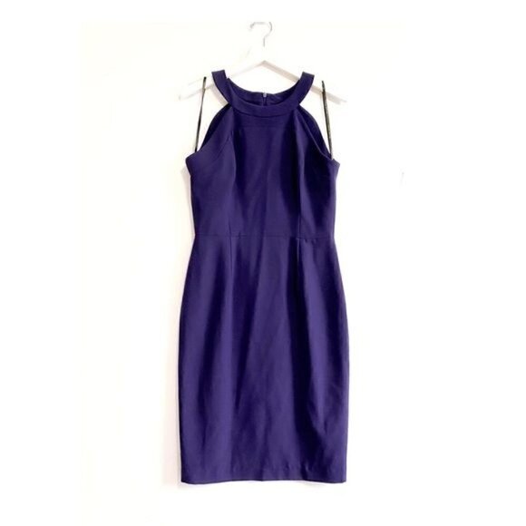 NWT Black Halo‎ Dress Marcelle Sleeveless Stretch Crepe Sheath Dress, Size 10 - Picture 3 of 14